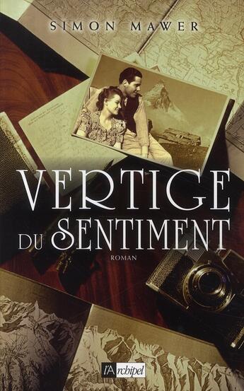 Couverture du livre « Vertige du sentiment » de Simon Mawer aux éditions Archipel