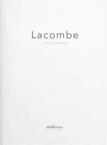 Couverture du livre « Brigitte Lacombe anima persona » de Lacombe/Rich aux éditions Steidl