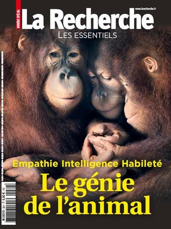 Couverture du livre « La recherche hs n 30 le genie de l'animal - juin/aout 2019 » de  aux éditions La Recherche