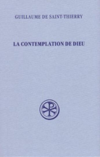 Couverture du livre « La contemplation de Dieu » de  aux éditions Cerf