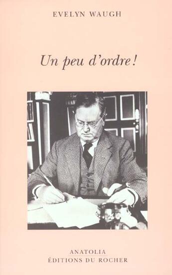 Couverture du livre « Un peu d'ordre ! » de Waugh/Gallagher aux éditions Rocher