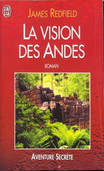 Couverture du livre « La vision des Andes » de James Redfield aux éditions J'ai Lu