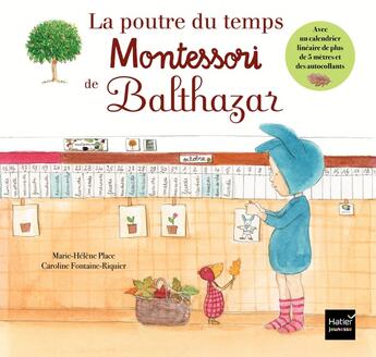 Couverture du livre « La poutre du temps montessori de balthazar » de Place aux éditions Hatier