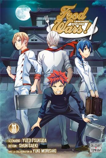 Couverture du livre « Food wars ! Tome 33 » de Yuki Morisaki et Yuto Tsukuda et Shun Saeki aux éditions Delcourt