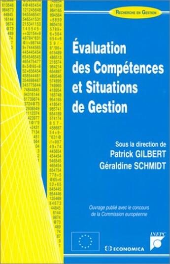 Couverture du livre « EVALUATION DES COMPETENCES » de Gilbert/Patrick aux éditions Economica