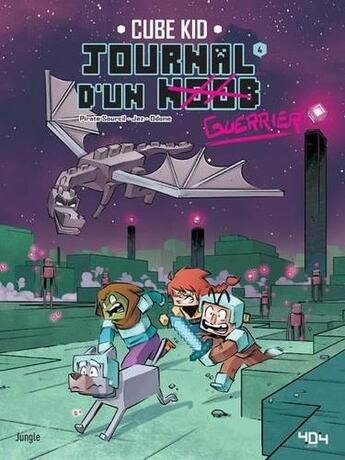 Couverture du livre « Journal d'un Noob Tome 4 : bienvenue dans l'END » de Pirate Sourcil et Jez et Cube Kid et Joel Odone aux éditions Jungle