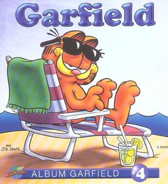 Couverture du livre « Garfield t.4 » de Jim Davis aux éditions Presses Aventure
