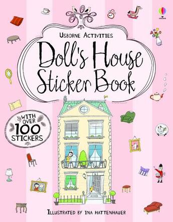 Couverture du livre « Sticker book ; doll's house » de  aux éditions Usborne