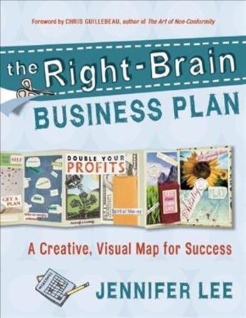 Couverture du livre « THE RIGHT-BRAIN BUSINESS PLAN: A CREATIVE, VISUAL MAP FOR SUCCESS » de Jennifer Lee aux éditions New World Library