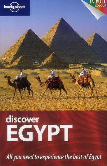 Couverture du livre « Discover Egypt » de Anthony Satti aux éditions Lonely Planet France