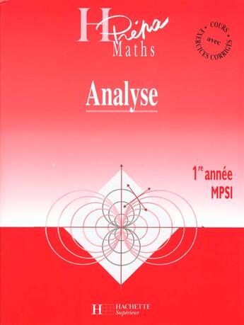Couverture du livre « Analyse Mpsi Premiere Annee » de Oudot et Delye et Chevalier aux éditions Hachette Education