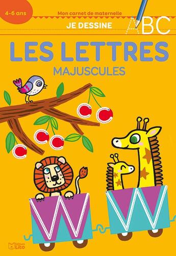 Couverture du livre « Je dessine les lettres majuscules » de Chiaki Miyamoto aux éditions Lito