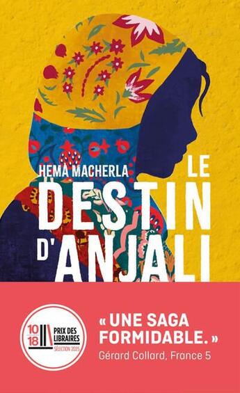 Couverture du livre « Le destin d'Anjali » de Hema Macherla aux éditions 10/18