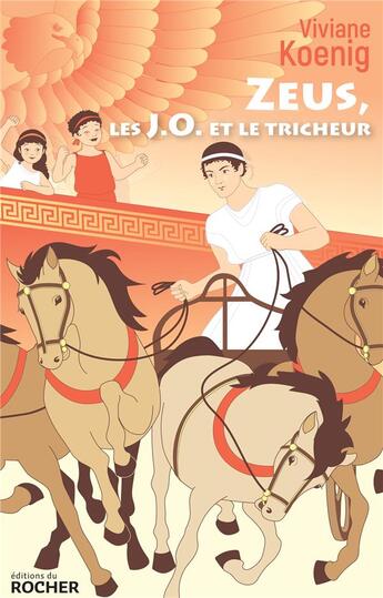 Couverture du livre « Zeus, les J.O. et le tricheur » de Viviane Koenig et Marie Caillou aux éditions Rocher