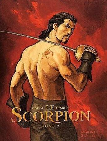 Couverture du livre « Le scorpion T.9 ; le masque de la vérité » de Stephen Desberg et Enrico Marini aux éditions Dargaud