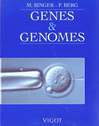 Couverture du livre « Genes Et Genomes » de M Singer et P Berg aux éditions Vigot