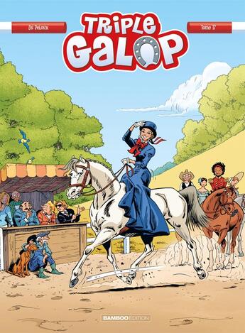 Couverture du livre « Triple galop Tome 17 » de Benoit Du Peloux aux éditions Bamboo