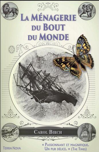 Couverture du livre « La ménagerie du bout du monde » de Carol Birch aux éditions City