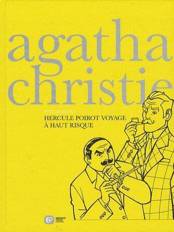 Couverture du livre « Agatha Christie ; intégrale t.2 ; Hercule Poirot voyage à haut risque » de Agatha Christie aux éditions Paquet