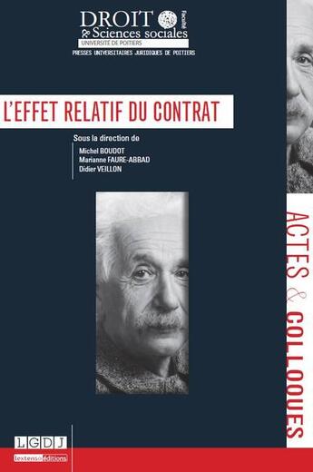 Couverture du livre « L'effet relatif du contrat » de  aux éditions Universite De Poitiers