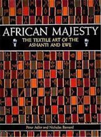 Couverture du livre « African Majesty (Paperback) /Anglais » de Adler Peter & Barnar aux éditions Thames & Hudson