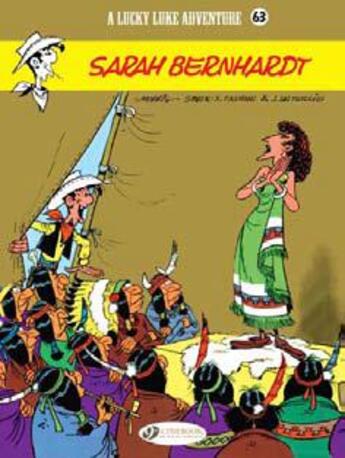 Couverture du livre « Lucky Luke t.63 ; Sarah Bernhardt » de Jean Leturgie et Xavier Fauche et Morris aux éditions Cinebook