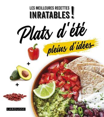 Couverture du livre « Plats d'été pleins d'idées » de Beatrice Vigot-Lagandre et Amandine Honegger aux éditions Larousse