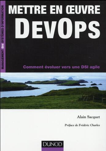 Couverture du livre « Mettre en oeuvre en DevOps ; organisation, procédés et conduite du changement » de Alain Sacquet aux éditions Dunod