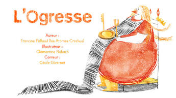 Couverture du livre « L'ogresse » de Francine Pellaud aux éditions La Souris Qui Raconte