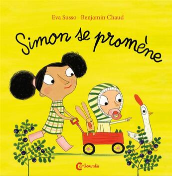 Couverture du livre « Simon se promène » de Benjamin Chaud et Eva Susso aux éditions Cambourakis