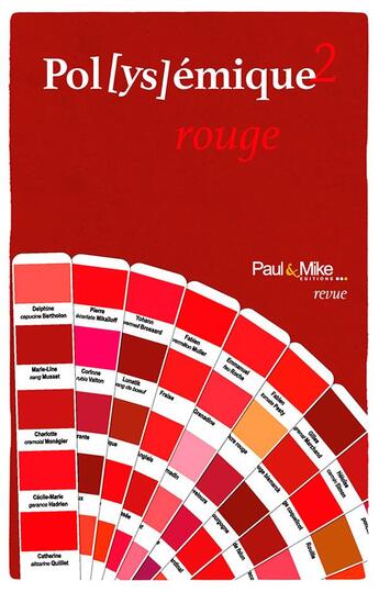 Couverture du livre « Rouge - polysemique 2 » de Mikailoff/Bertholon aux éditions Paul & Mike