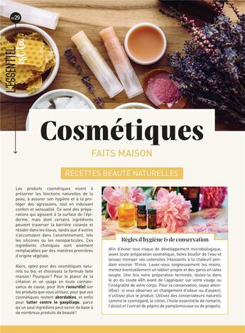 Couverture du livre « Cosmétiques : faits maison » de  aux éditions Mercileslivres