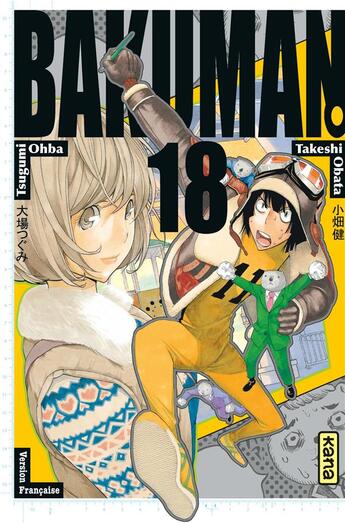 Couverture du livre « Bakuman Tome 18 » de Takeshi Obata et Tsugumi Ohba aux éditions Kana