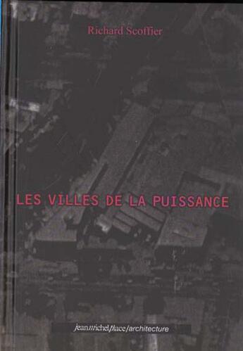 Couverture du livre « Les villes de la puissance ; Athènes ville en éclats » de Richard Scoffier aux éditions Nouvelles Editions Place