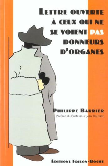 Couverture du livre « Lettre ouverte » de P. Barrier aux éditions Frison Roche