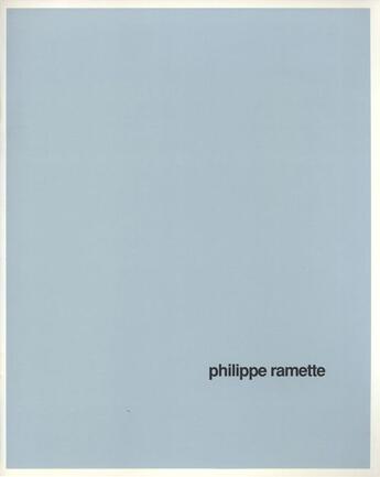 Couverture du livre « Philippe Ramette » de Christian Bernard aux éditions Villa Arson