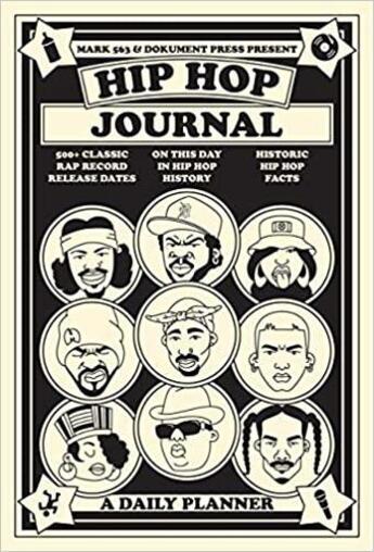 Couverture du livre « Hip hop journal a daily planner » de  aux éditions Dokument Forlag