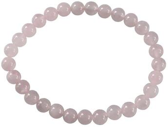 Couverture du livre « Bracelet perles rondes quartz rose ; 6 mm (lot de 3) » de  aux éditions Dg-exodif