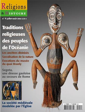 Couverture du livre « Religions et histoire N.9 ; traditions religieuses des peuples de l'Océanie » de Religions Et Hstoire aux éditions Religions Et Histoire