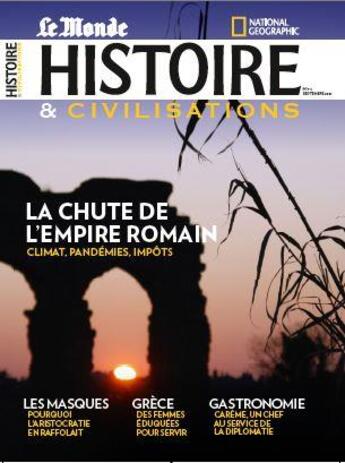 Couverture du livre « Histoire & civilisations n 75 : la chute de l'empire romain - septembre 2021 » de  aux éditions Malesherbes