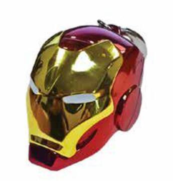 Couverture du livre « Porte-clés Iron Man casque couleur » de  aux éditions 