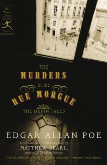 Couverture du livre « The Murders in the Rue Morgue » de Edgar Allan Poe aux éditions Random House Digital