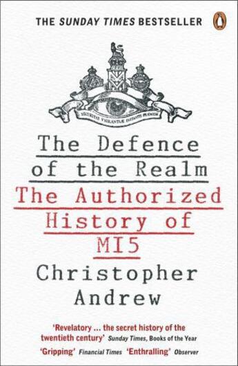 Couverture du livre « The Defence of the Realm » de Christopher Andrew aux éditions Penguin Books Ltd Digital