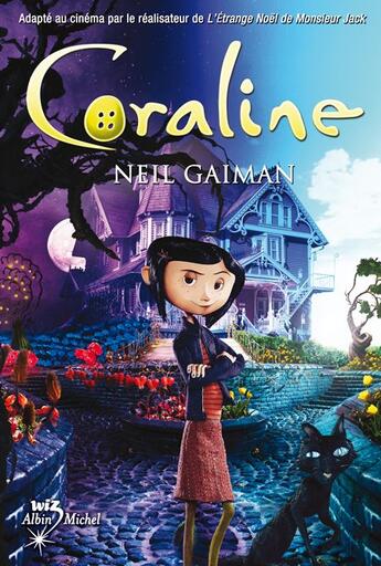 Couverture du livre « Coraline » de Neil Gaiman et Mckean Dave aux éditions Albin Michel Jeunesse