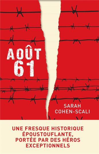 Couverture du livre « Août 61 » de Sarah Cohen-Scali aux éditions Albin Michel