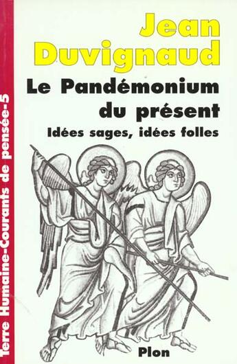 Couverture du livre « Pandemonium du president » de Jean Duvignaud aux éditions Plon