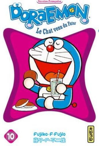 Couverture du livre « Doraemon Tome 10 » de Fujiko Fujio aux éditions Kana