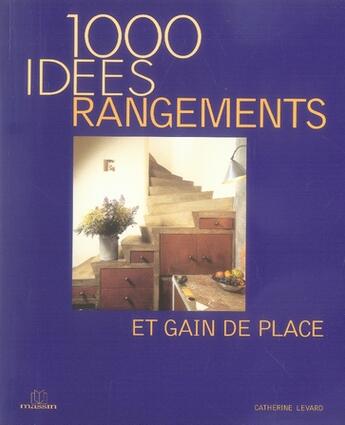 Couverture du livre « Rangements et gain de place » de  aux éditions Massin