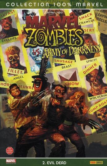 Couverture du livre « Marvel zombies t.2 : evil dead » de Fabiano Neves et John Layman aux éditions Panini