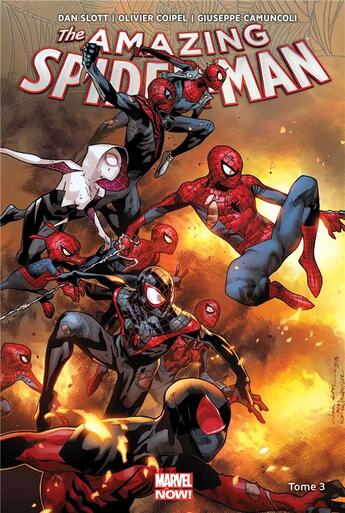 Couverture du livre « The amazing Spider-Man t.3 : Spider-Verse » de Dan Slott et Olivier Coipel et Giuseppe Camuncoli aux éditions Panini